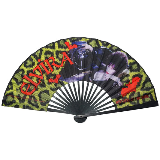 Fabric Fan - Elvira Leopard