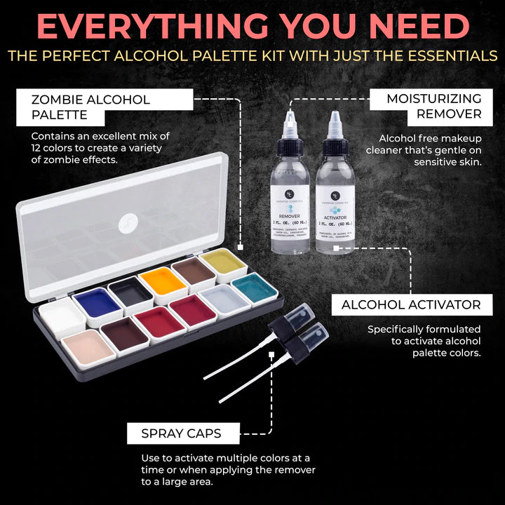 Zombie Alcohol Activated Palette & Kit