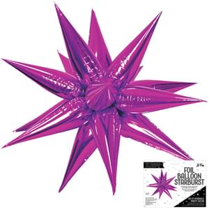 26" Starburst - Fuschia