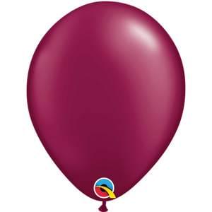 11" Pearlized Burgundy - 100ct