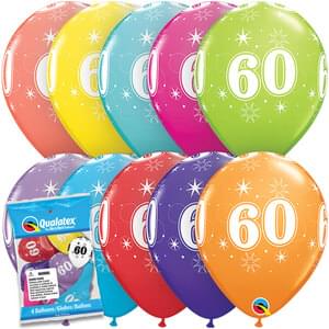 11" 60th Birthday  (Color Match)
