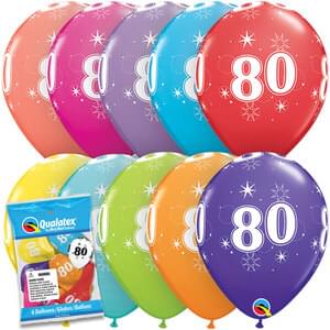 11" 80th Birthday (Color Match)