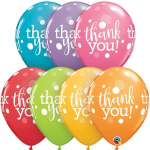 11" Thank You Dots (Color Match)