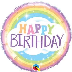 Birthday: Rainbow - 18"