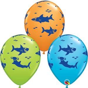 11" Fun Sharks (Color Match)