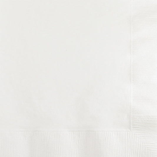 Beverage Napkins - White 50 ct