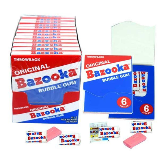 Bazooka Gum - Wallet Pack 6p