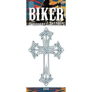 Biker Cross Tattoo