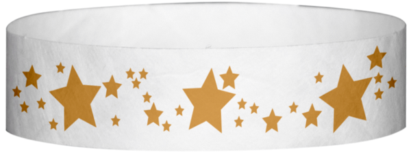 Wristbands - Gold Star 100ct