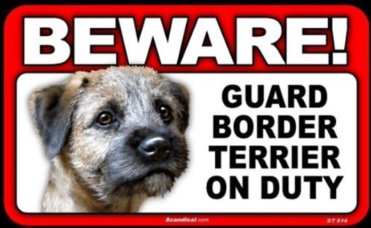 Beware! - Border Terrier