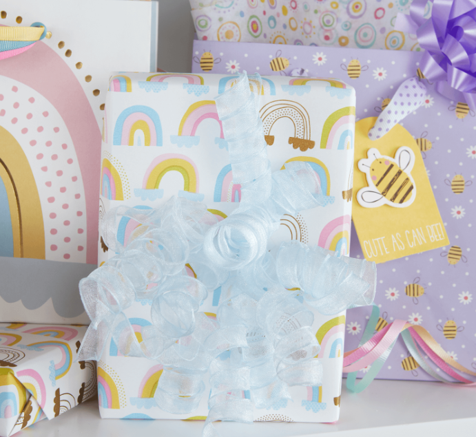 Wrapping Paper - Baby Bows