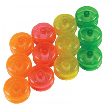 Mini Glitter Yo-Yos 12ct