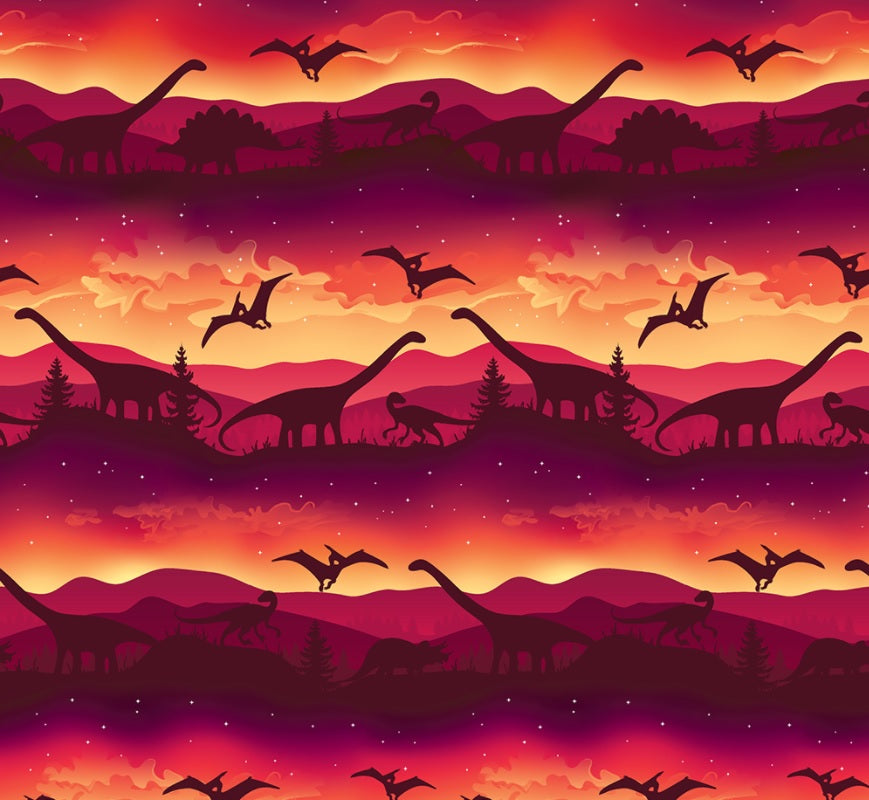 Wrapping Paper - Jurassic Sunset