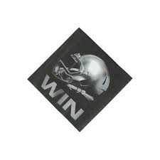 Beverage Napkins - Football Win 16ct