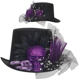 Hat: Purple Skull Witch Dr