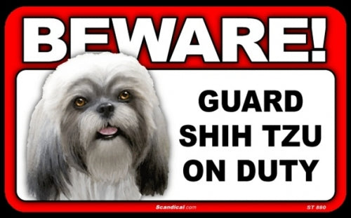 Beware! - Shih Tzu