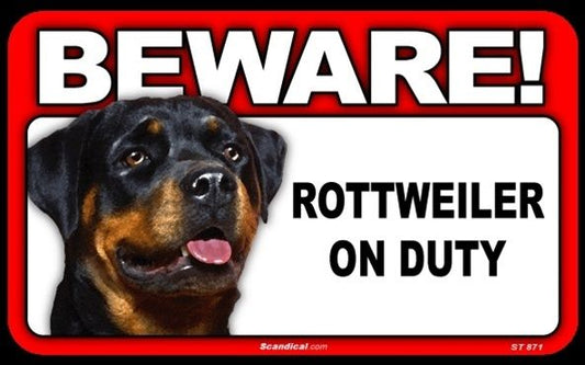 Beware! - Rottweiler