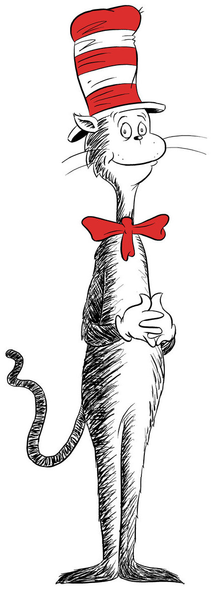 5' Cat in the Hat Cutout -Dr. Seuss