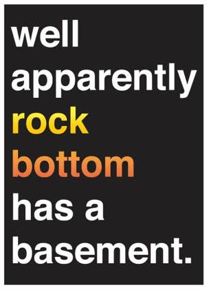 Magnet - Rock Bottom has a Basement