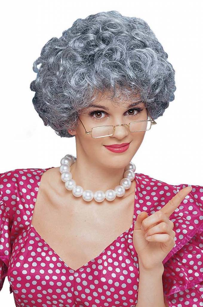 Mom Wig- Mixed Gray
