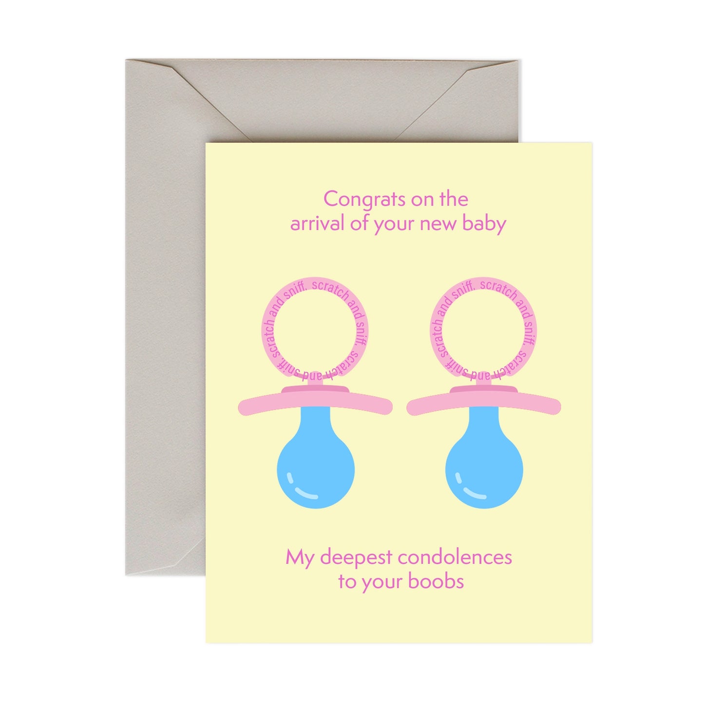 Greeting Card - Scratch & Sniff | Baby Boobs