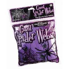 neon Spider Web - 2 oz. purple/orange