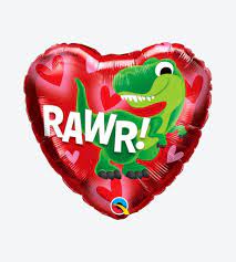 Valentine's Day: RAWR! Heart - 18"