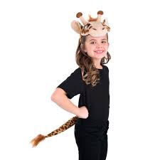 Giraffe Plush Headband & Tail Kit