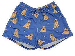 Lounge Shorts - Golden Retriever