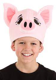 Pig Plush Hat