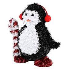 12" Tinsel Penguin