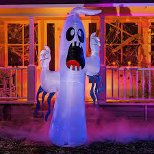 8' Inflatable Ice Light Ghost