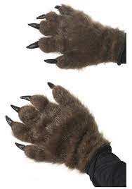 Hairy Monster Hands, Brown