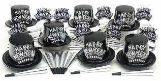 New Year's Party Kit: Silver Sparkle (For 50 People)