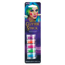 Neon Glitter Stack