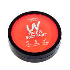 UV Face & Body Paint - Orange