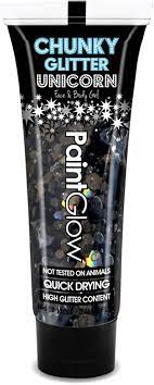Chunky Glitter Gel - Black Enchantress