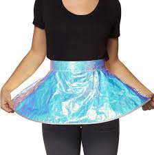 LED Holographic Alien Hoop Skirt