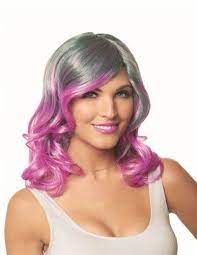 Colorburst Wig - Teal/Lavender