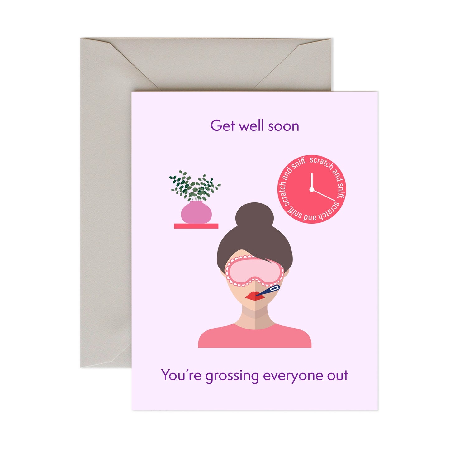 Greeting Card - Scratch & Sniff | Get Well Soon