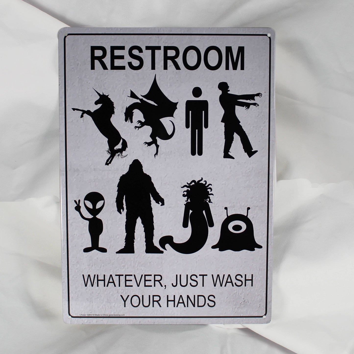 Metal Sign - Just Wash Your Hands