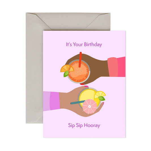 Greeting Card - Scratch & Sniff | Sip Sip Hooray