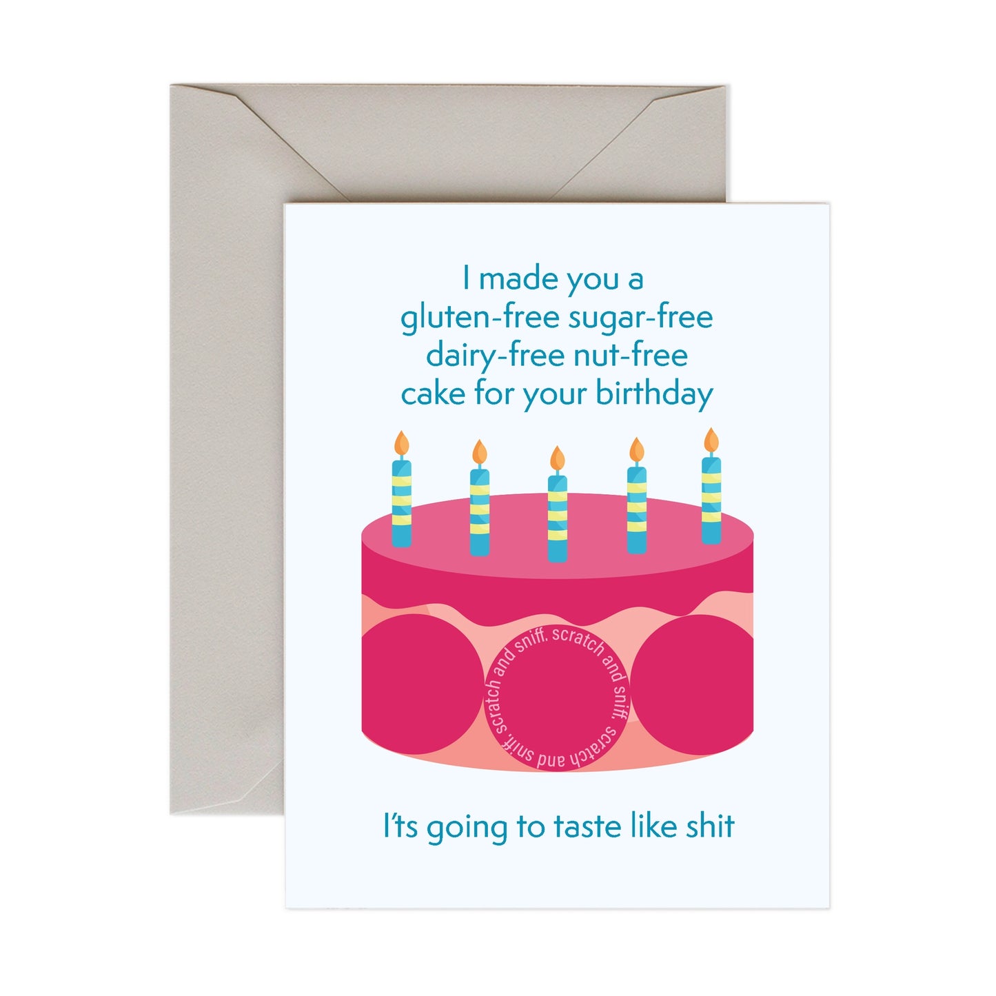 Greeting Card - Scratch & Sniff | Cake Bake