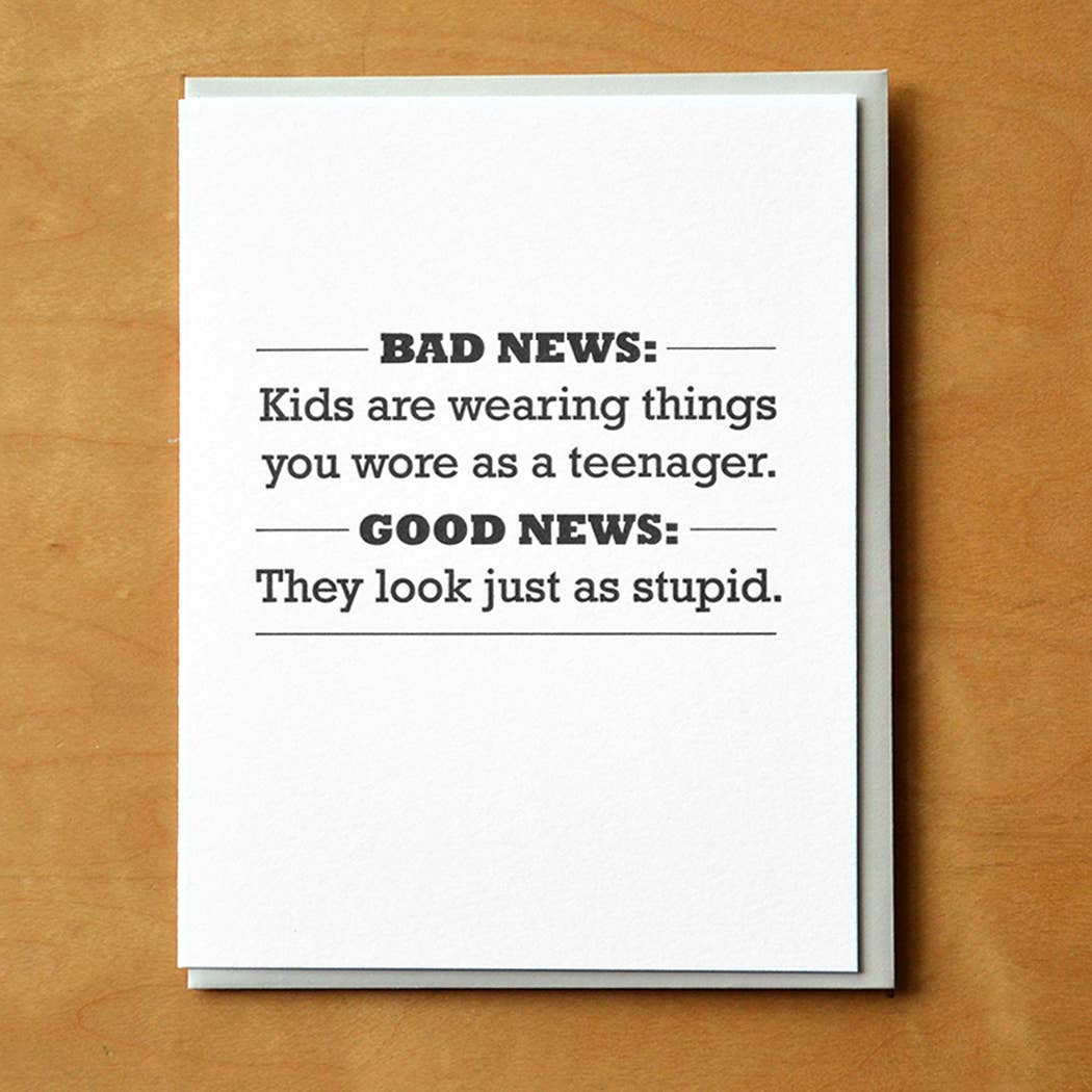 Greeting Card - Good News/Bad News