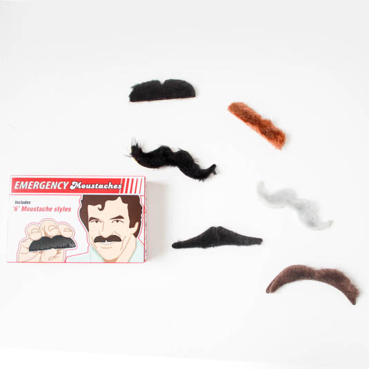 Emergency Moustaches 6ct