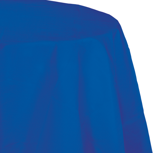 Round Paper Table Cover - Cobalt