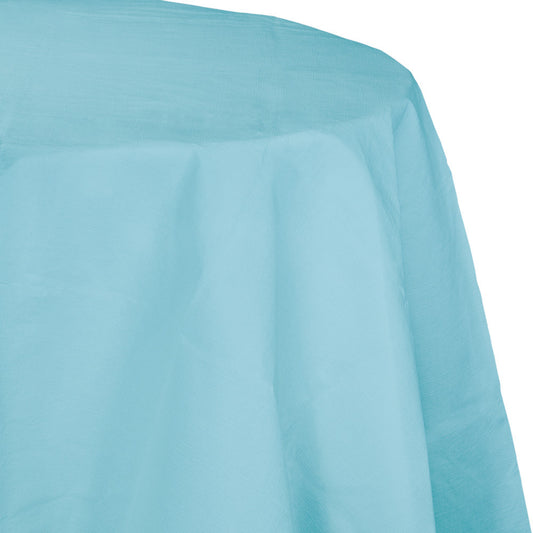 Round Paper Table Cover - Pastel Blue