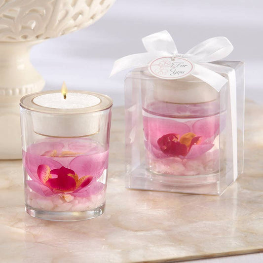 Elegant Orchid Tea Light Holder