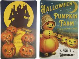 15" Metal Sign -Pumpkin Assortment