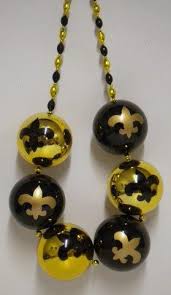 Beads - Large Gold/Black